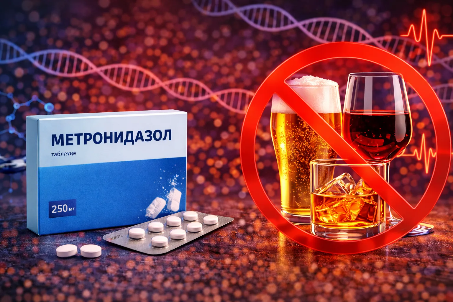 Метронидазол и алкоголь: опасное сочетание